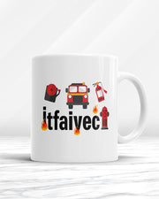 İtfaiyeci Kupa Bardak