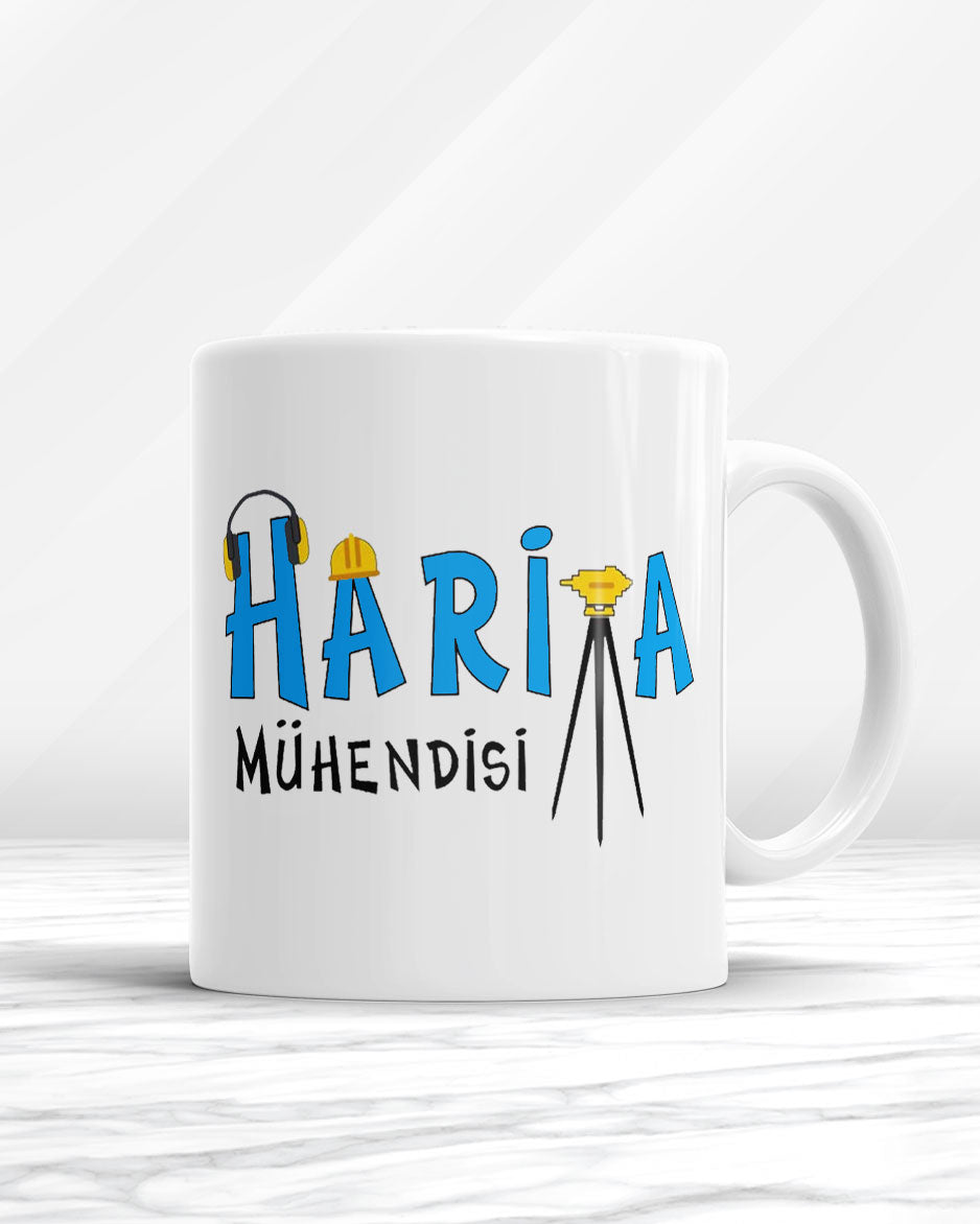 Harita Mühendisi Kupa Bardak