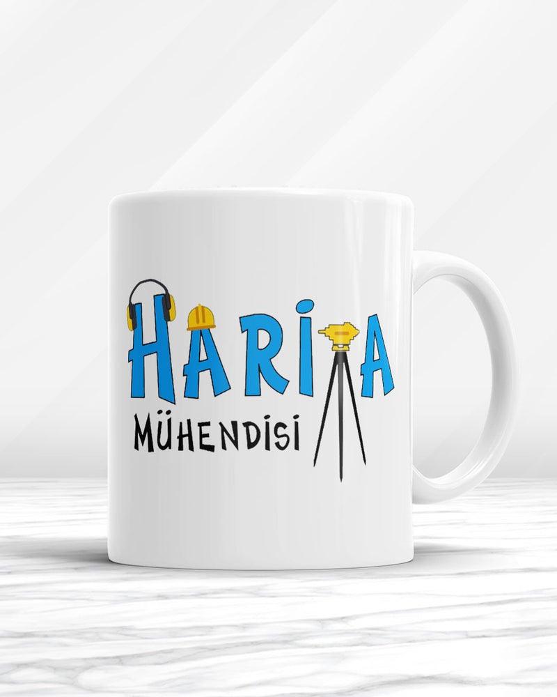 Harita Mühendisi Kupa Bardak