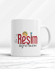 Resim Öğretmeni Kupa Bardak
