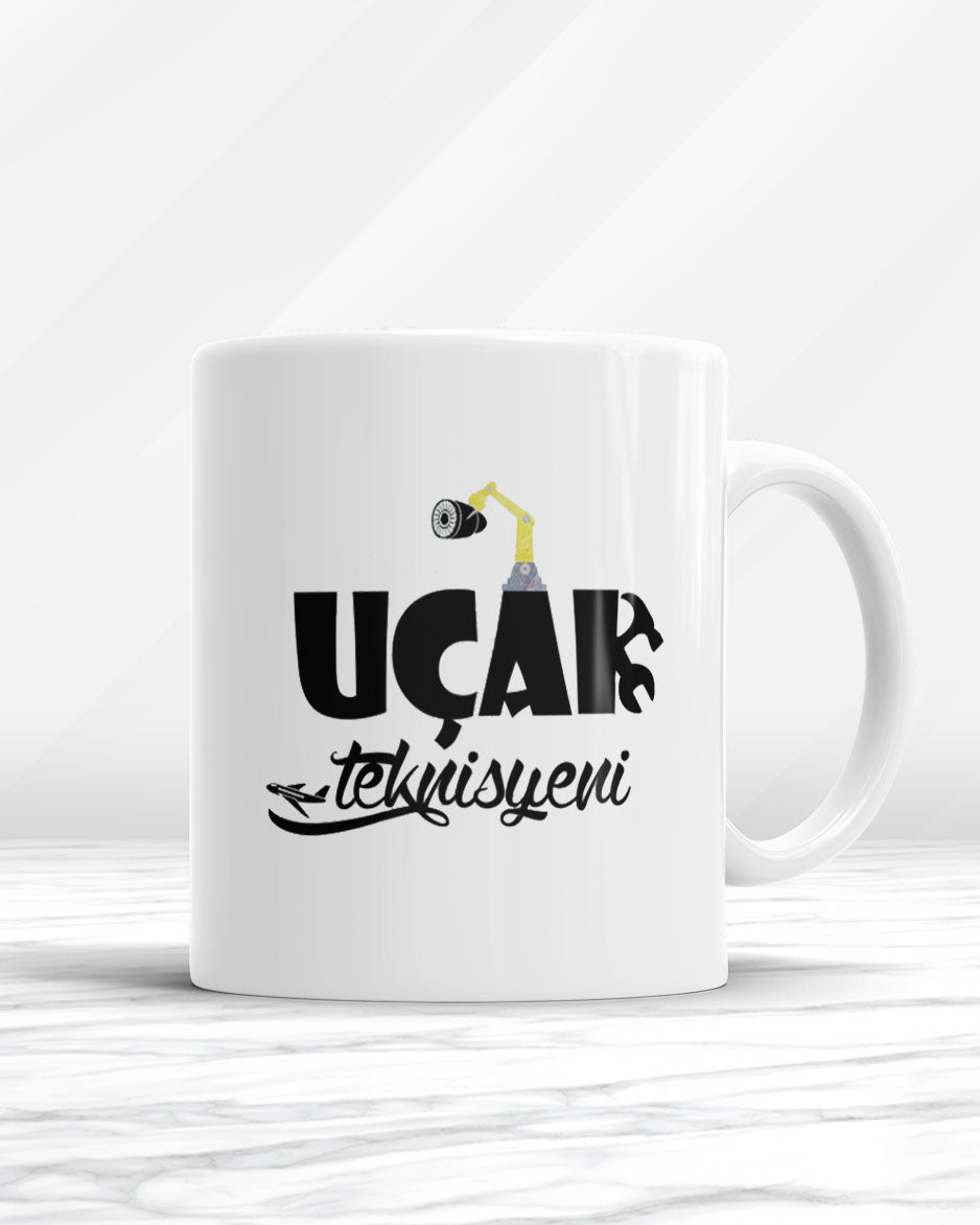 Uçak Teknisyeni Kupa Bardak