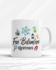 Fen Bilimleri Öğretmeni Kupa Bardak