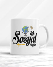 Sosyal Bilgiler Öğretmeni Kupa Bardak