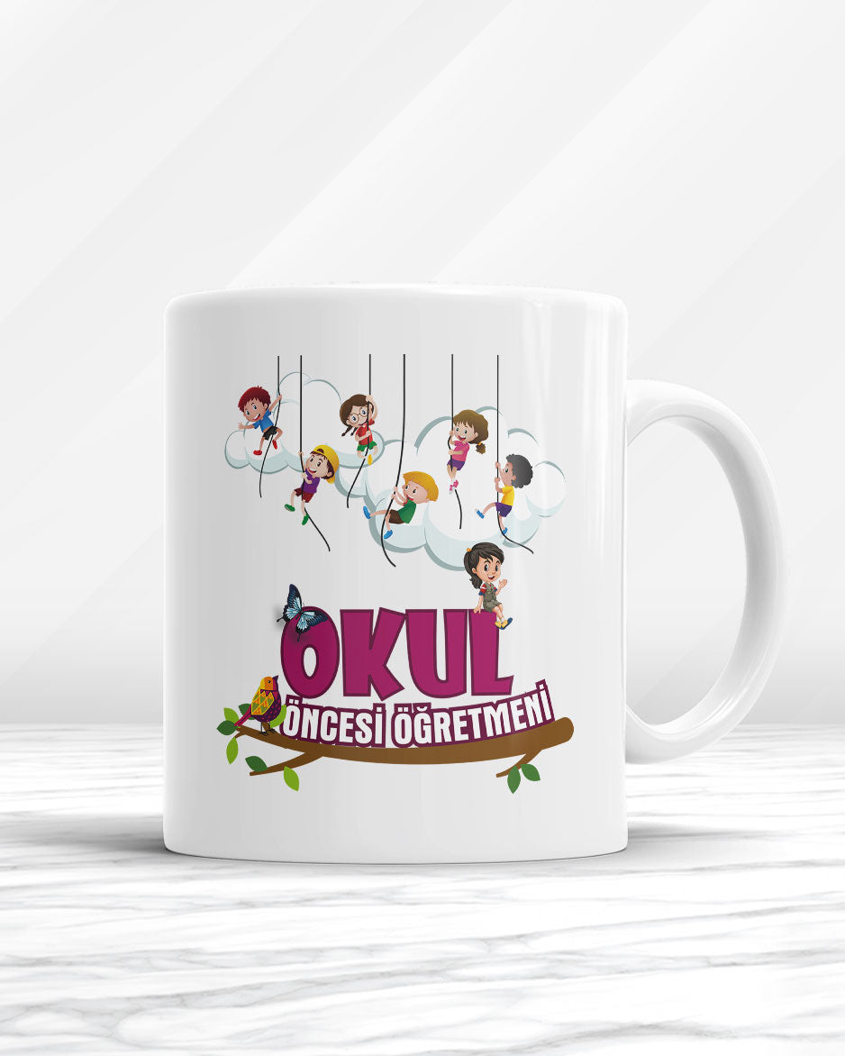 Okul Öncesi Öğretmeni Kupa Bardak