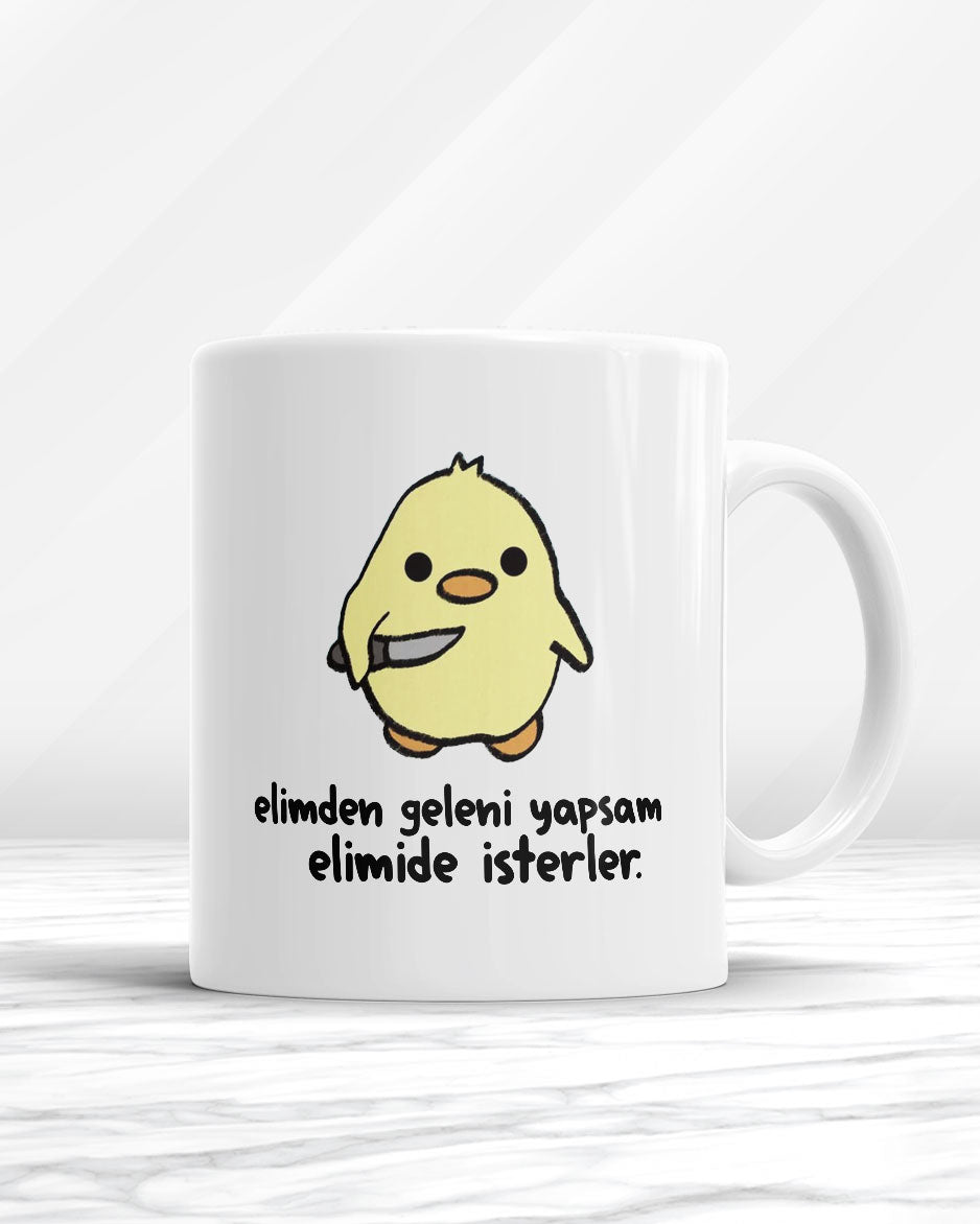 Elimden Geleni Yapsam Elimide İsterler Kupa Bardak