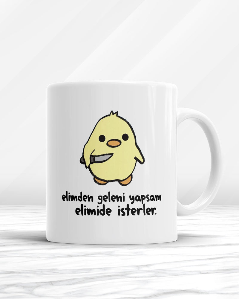 Elimden Geleni Yapsam Elimide İsterler Kupa Bardak