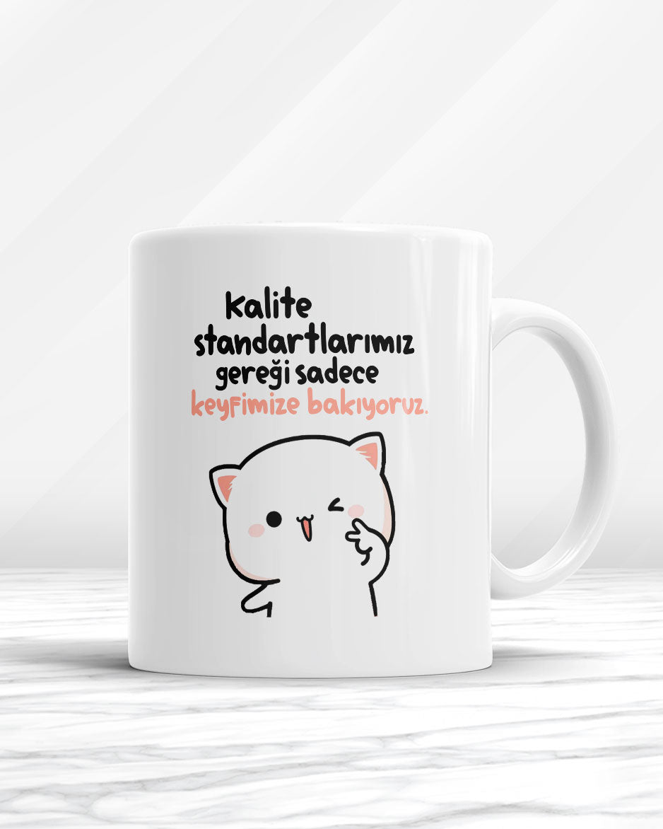 Kalite Standartlarımız Gereğin Sadece Keyfimize Bakıyoruz Kupa Bardak