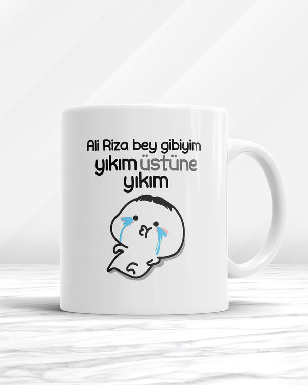 Ali Rıza Bey Gibiyim Yıkım Üstüne Yıkım Kupa Bardak