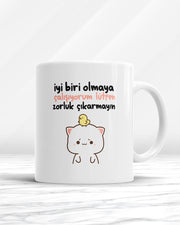 İyi Biri Olmaya Çalışıyorum Lütfen Zorluk Çıkartmayın Kupa Bardak
