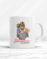 Dünyanın En Tatlı Annesi Sarı Çizgi Kupa Bardak