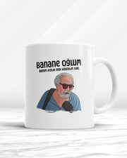 Banane Oğlum Benim Fıstık Gibi Hayatım Var Kupa Bardak