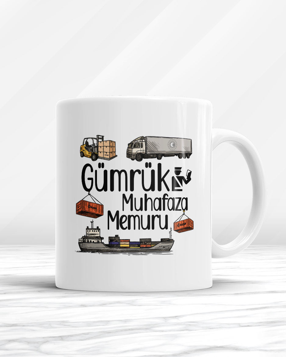 Gümrük Muhafaza Memuru Kupa Bardak