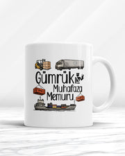 Gümrük Muhafaza Memuru Kupa Bardak
