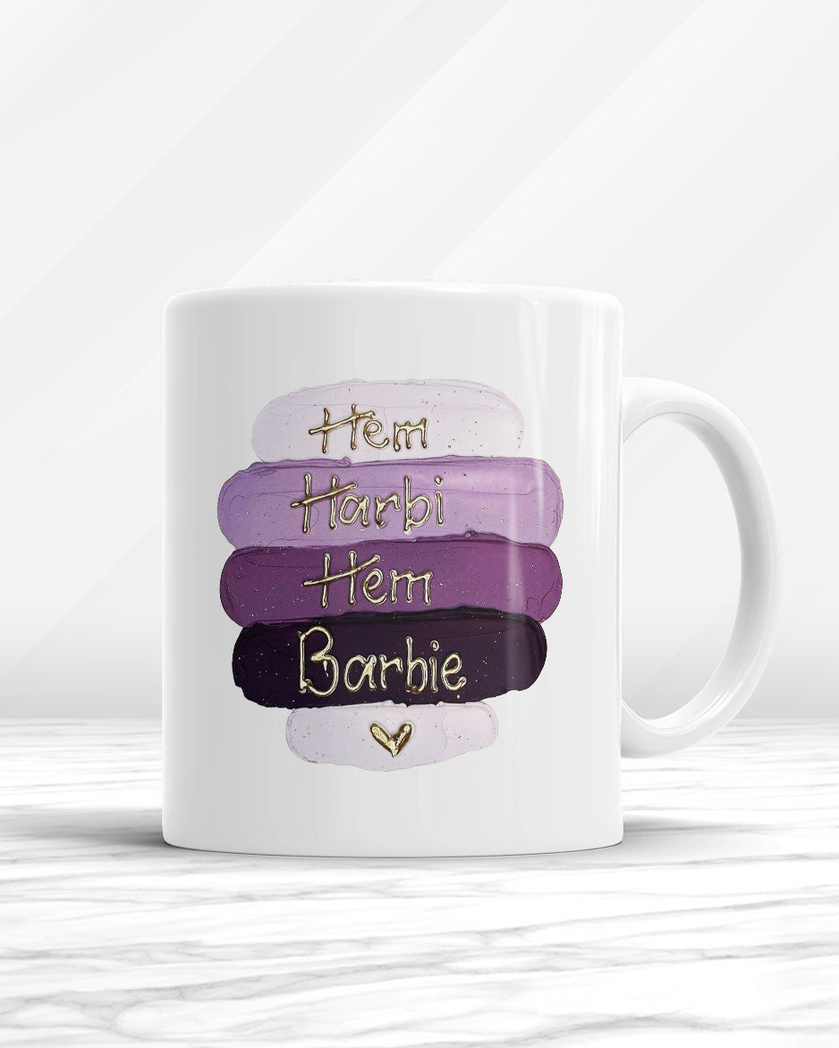Hem Harbi Hem Barbie Kupa Bardak